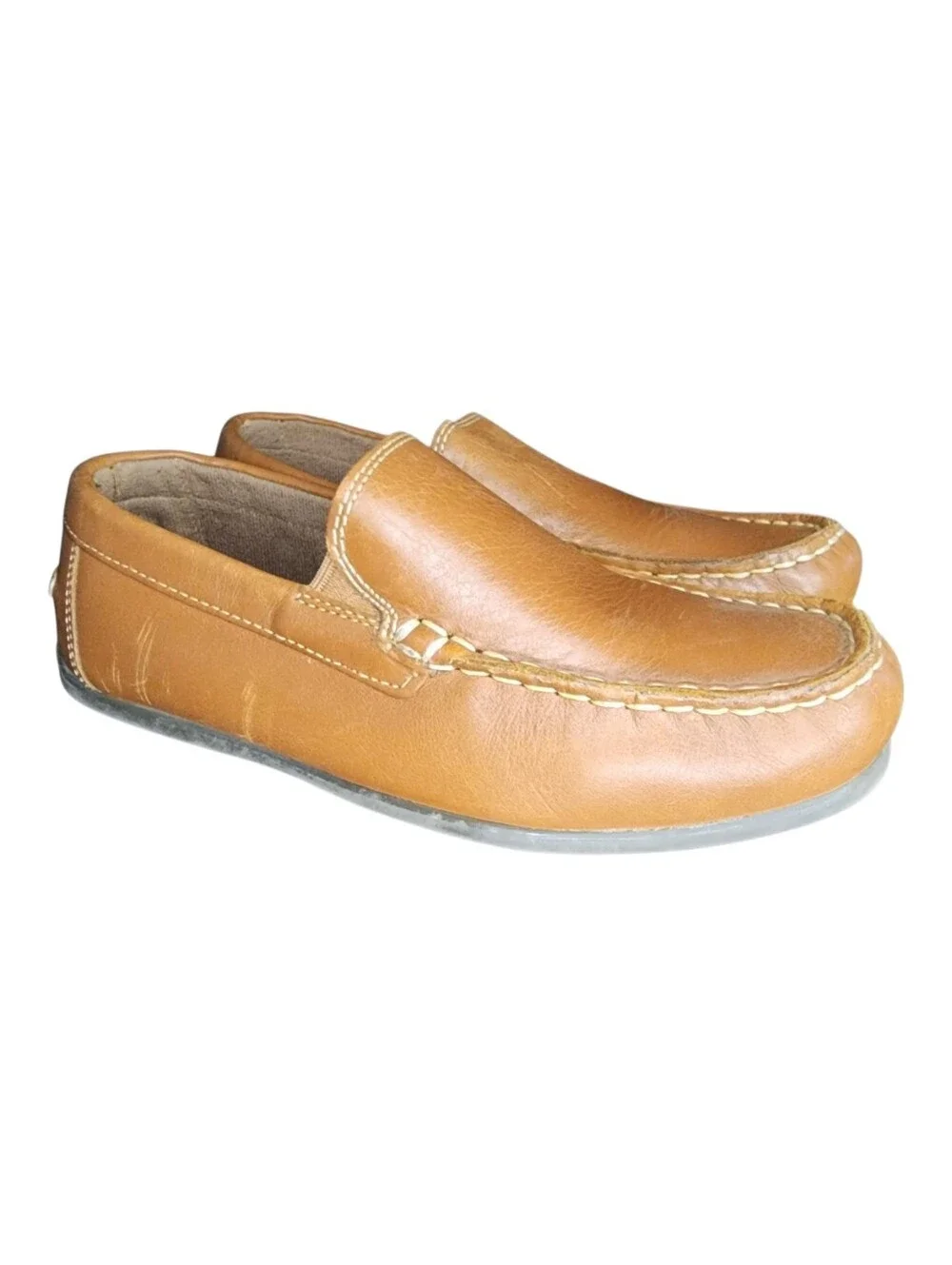 Florsheim Jasper Jr. Moc Toe Venetian Loafers, Boys 3 Wide
